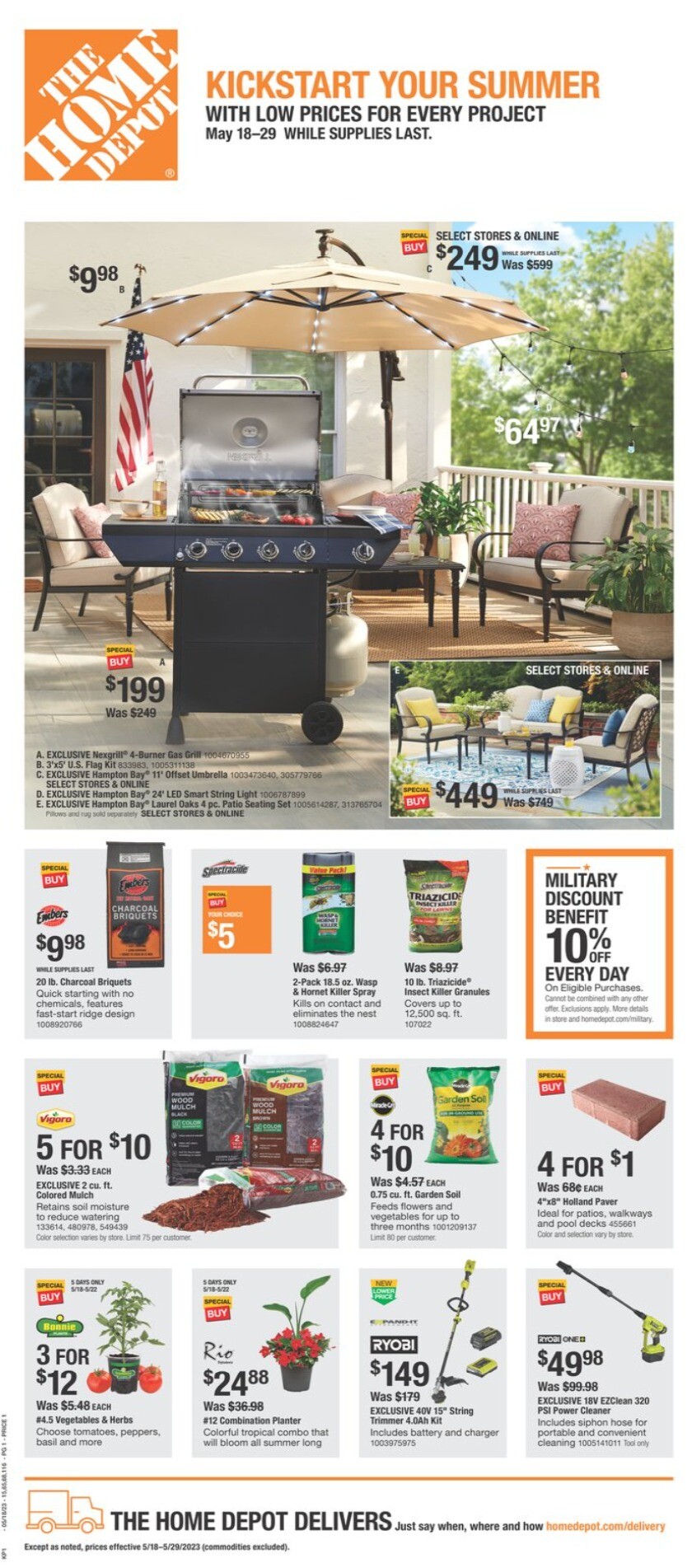 home depot weekly ad next week