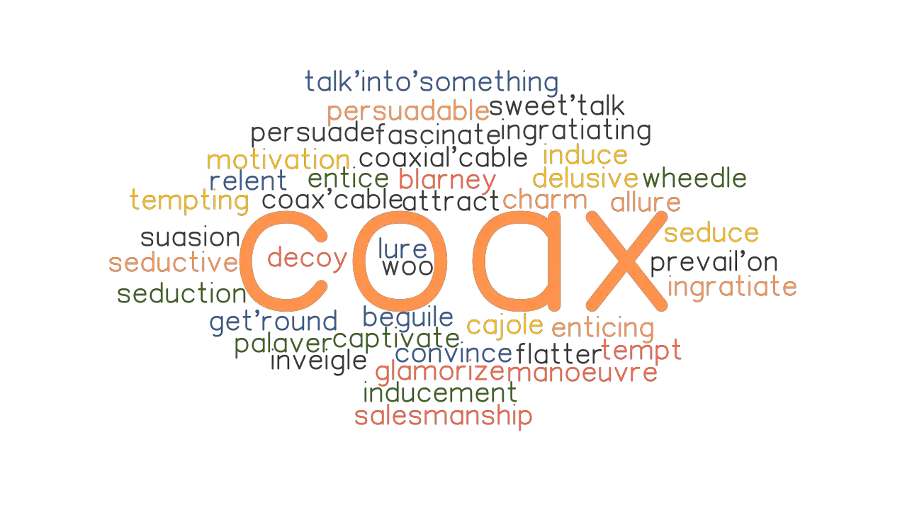 coax synonym