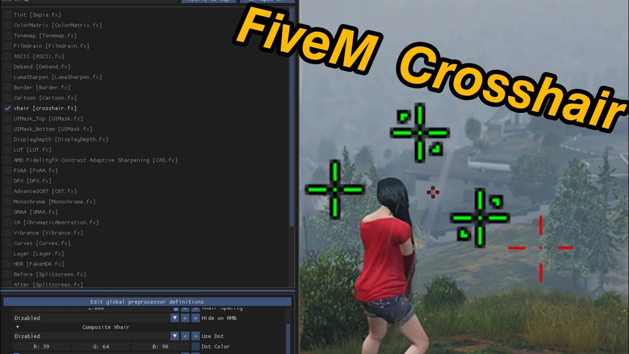 gta 5 fivem crosshair