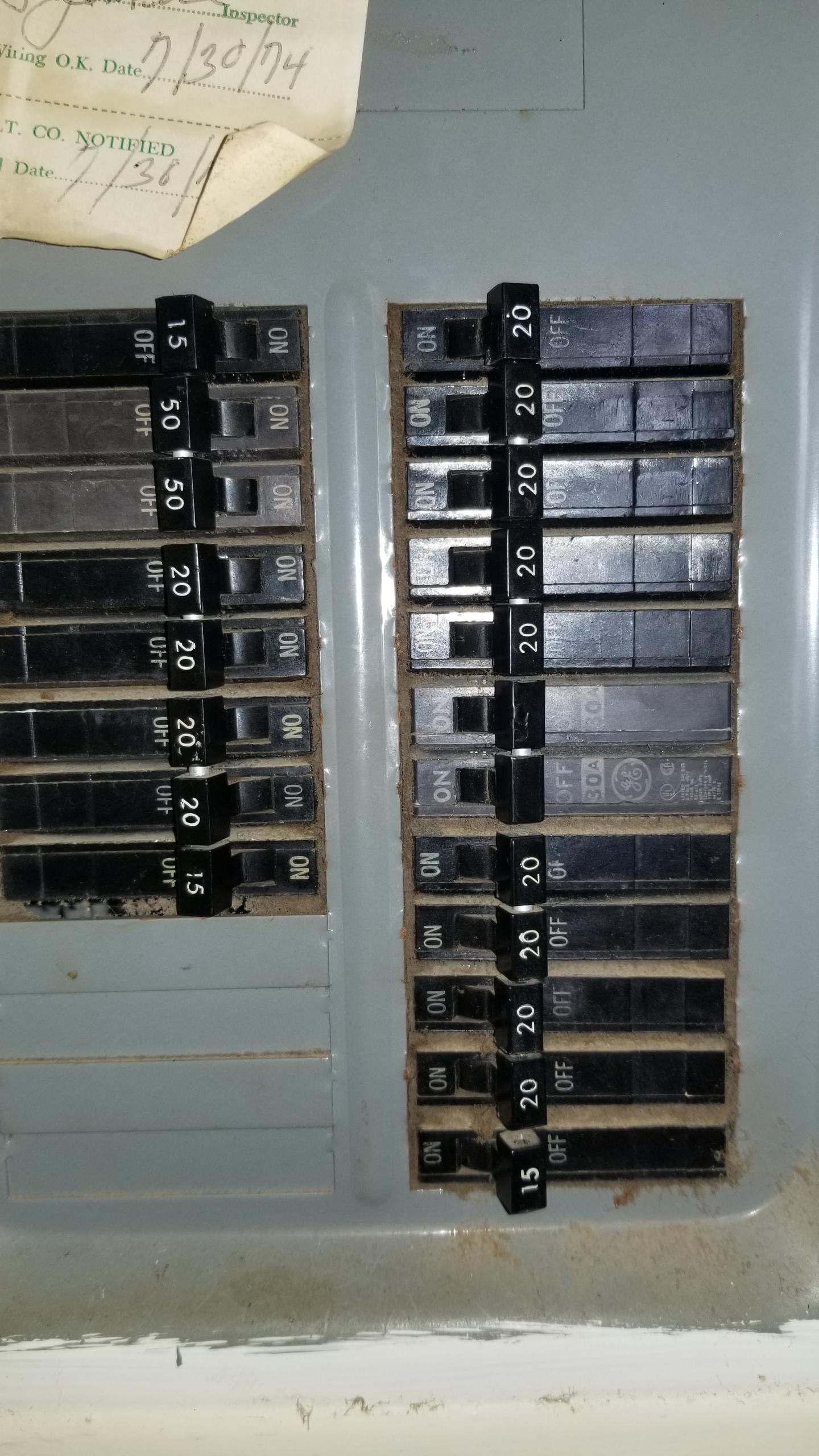 siemens breaker in ge panel