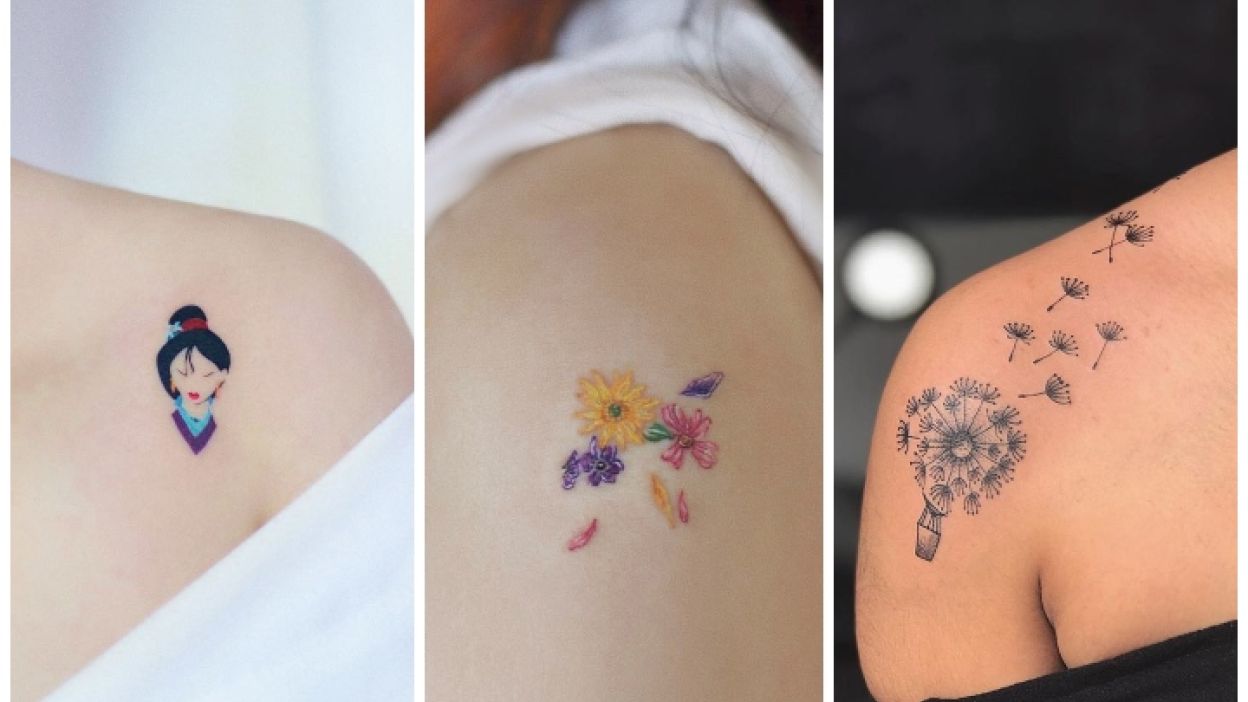 tatuajes en el hombro para mujer pequeños