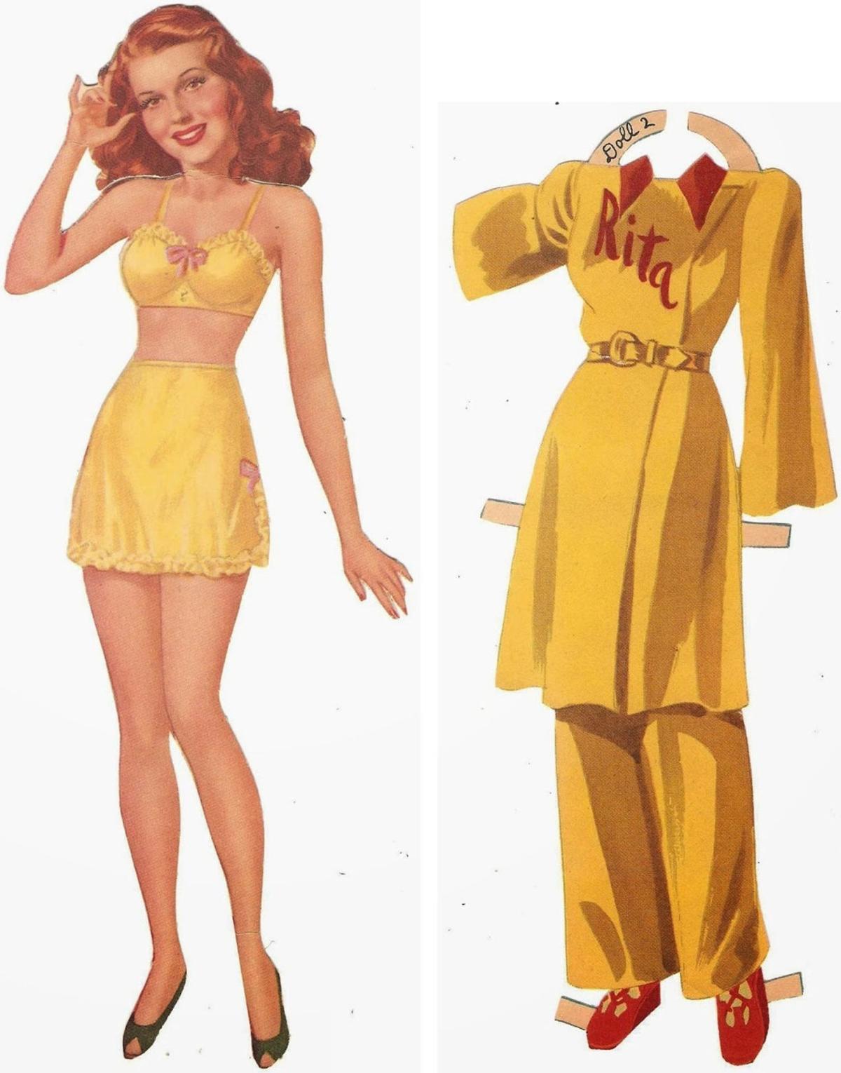 vintage paper dolls