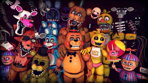 personajes fnaf 2