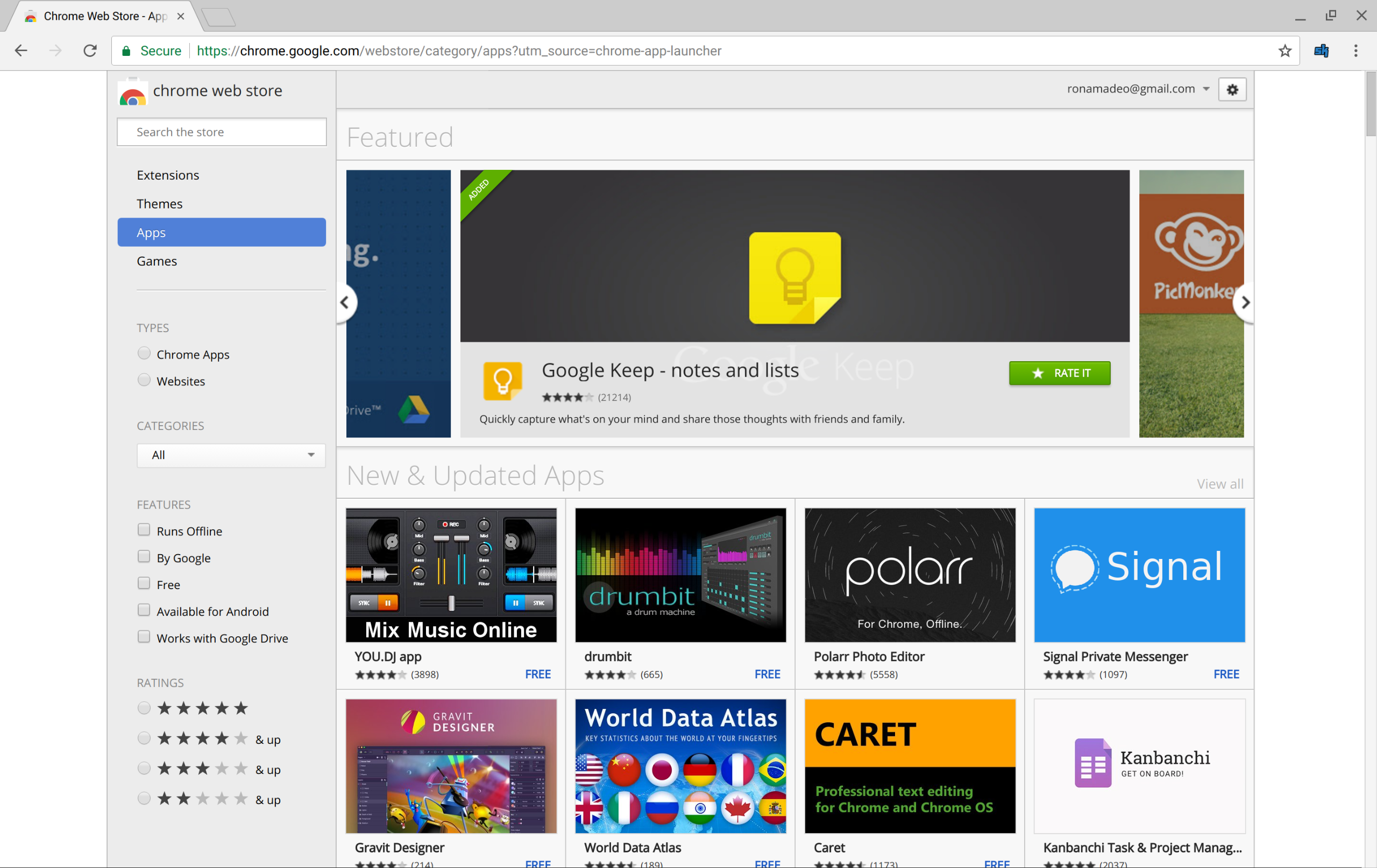 google chrome web store