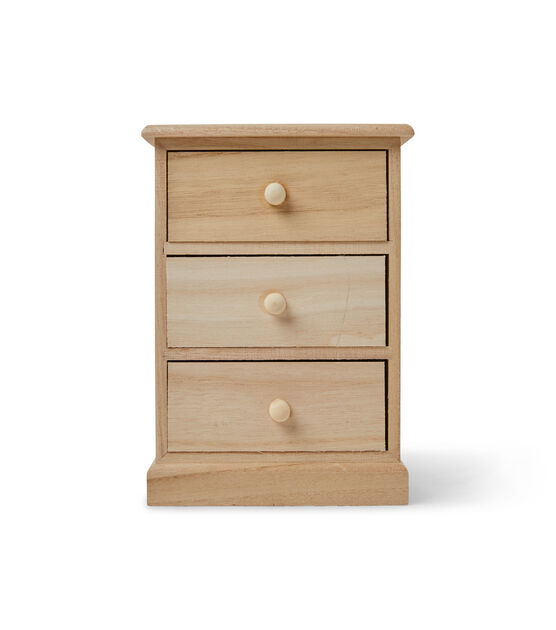 short wooden dresser