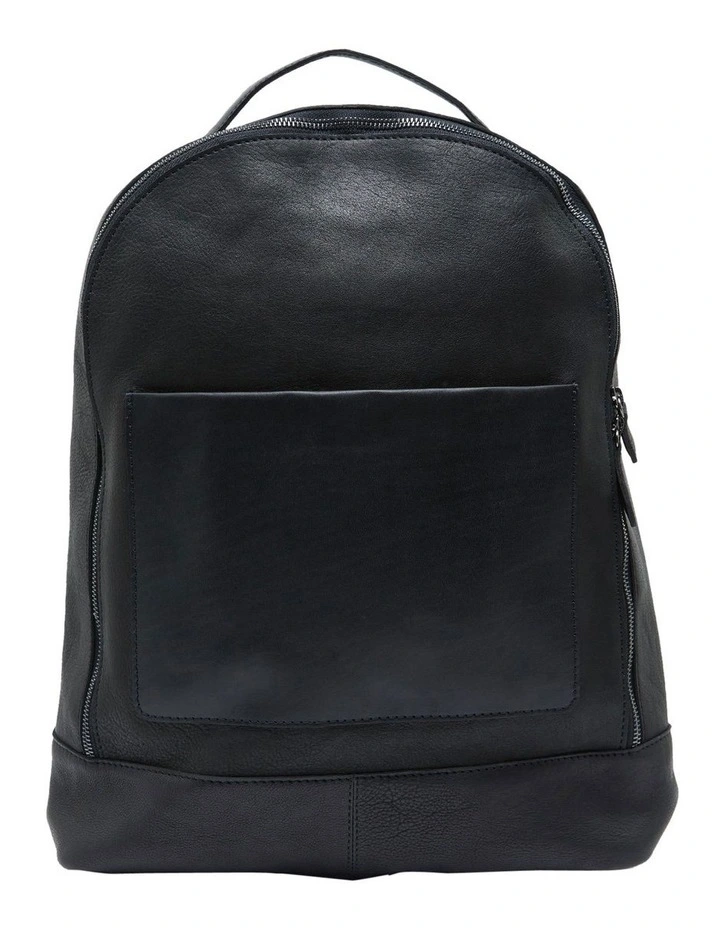 myer leather backpack