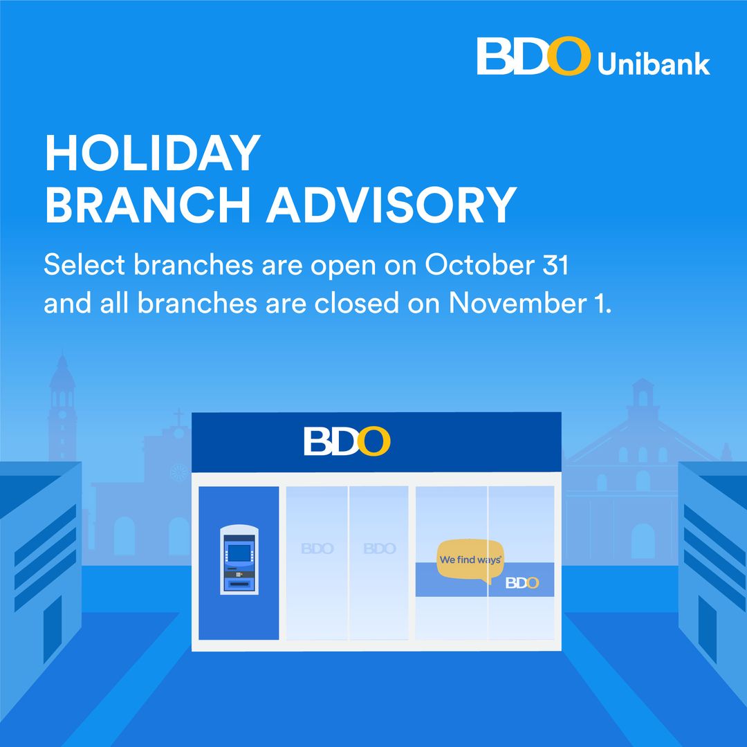 bdo office hours saturday