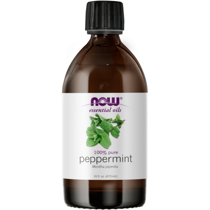 now peppermint oil 16 oz