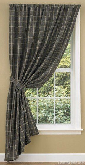 single panel drapes