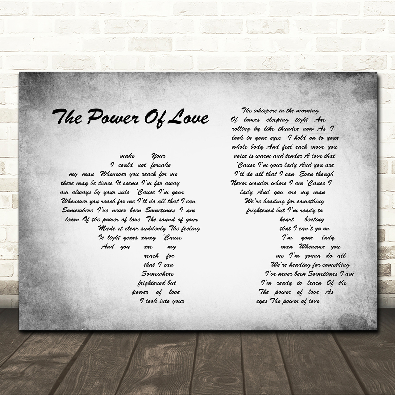 letra de celine dion the power of love