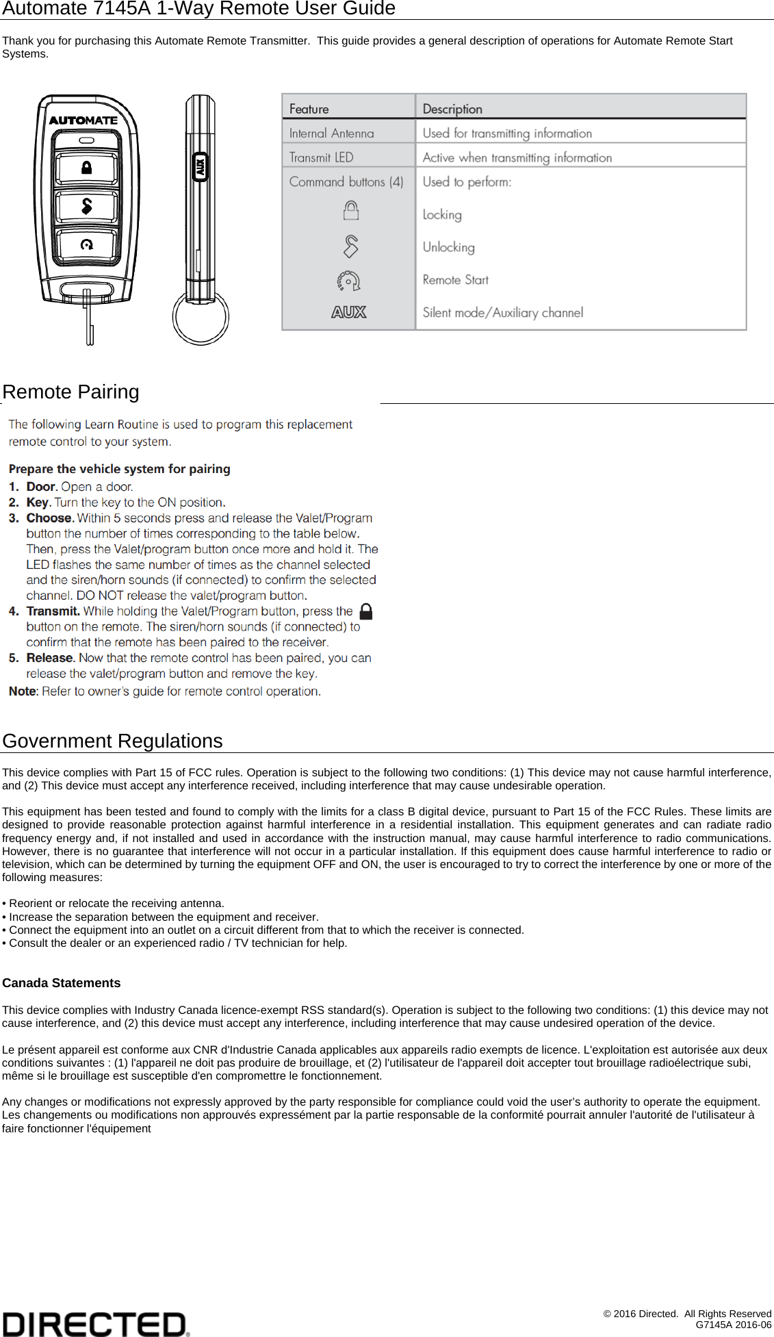 viper remote start manual