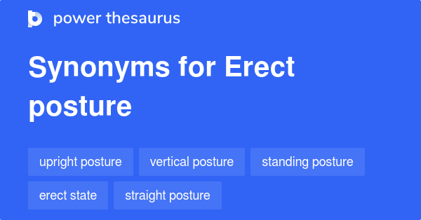 upright posture synonym