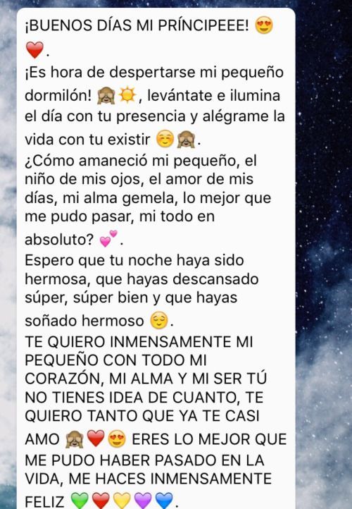 mensaje de buenas noches para mi novio tumblr