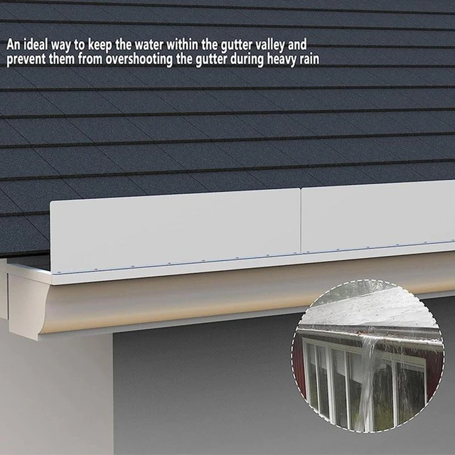 rain gutter splash guard