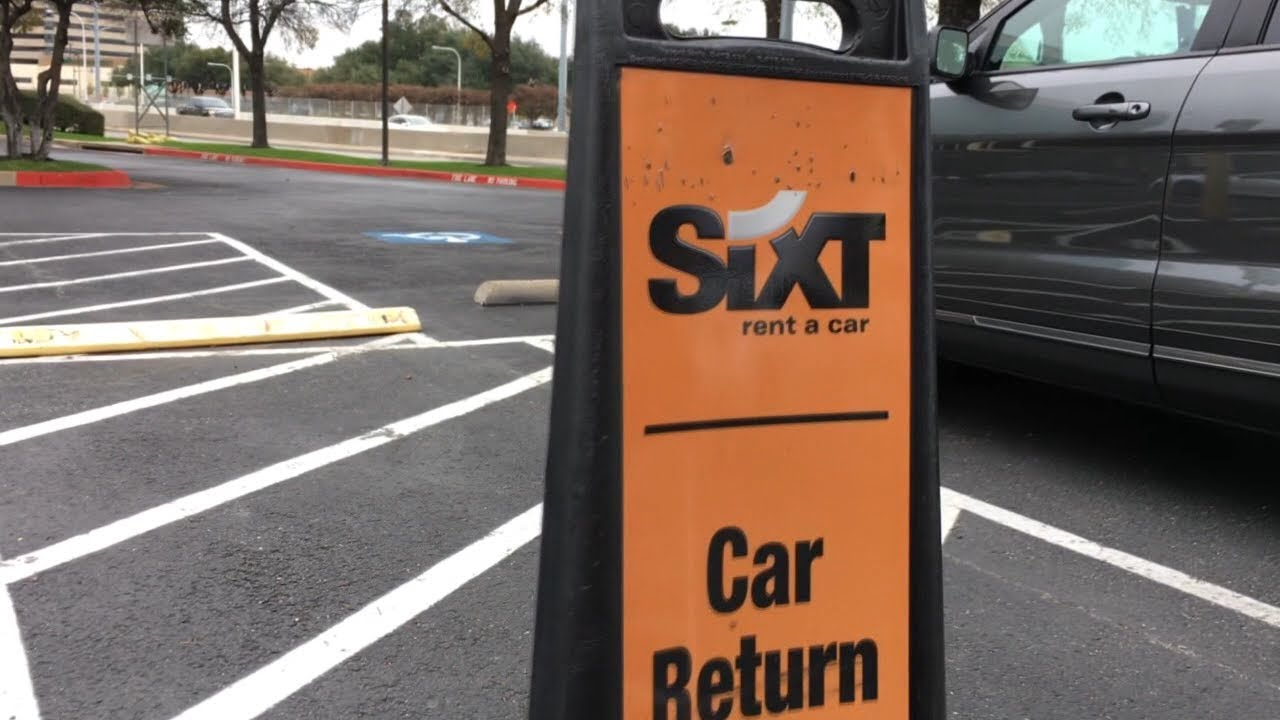 sixt returning car