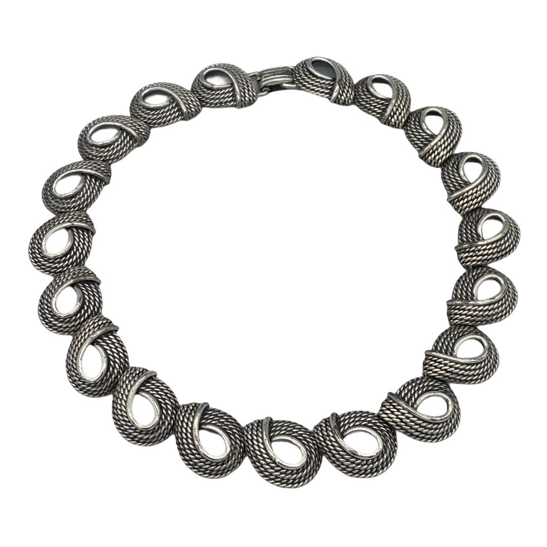 napier silver necklace