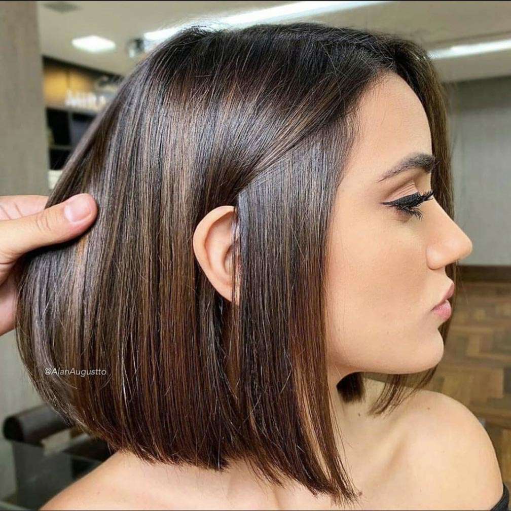 brown shoulder length hairstyles