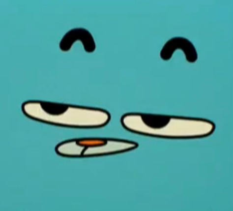 gumball smug face