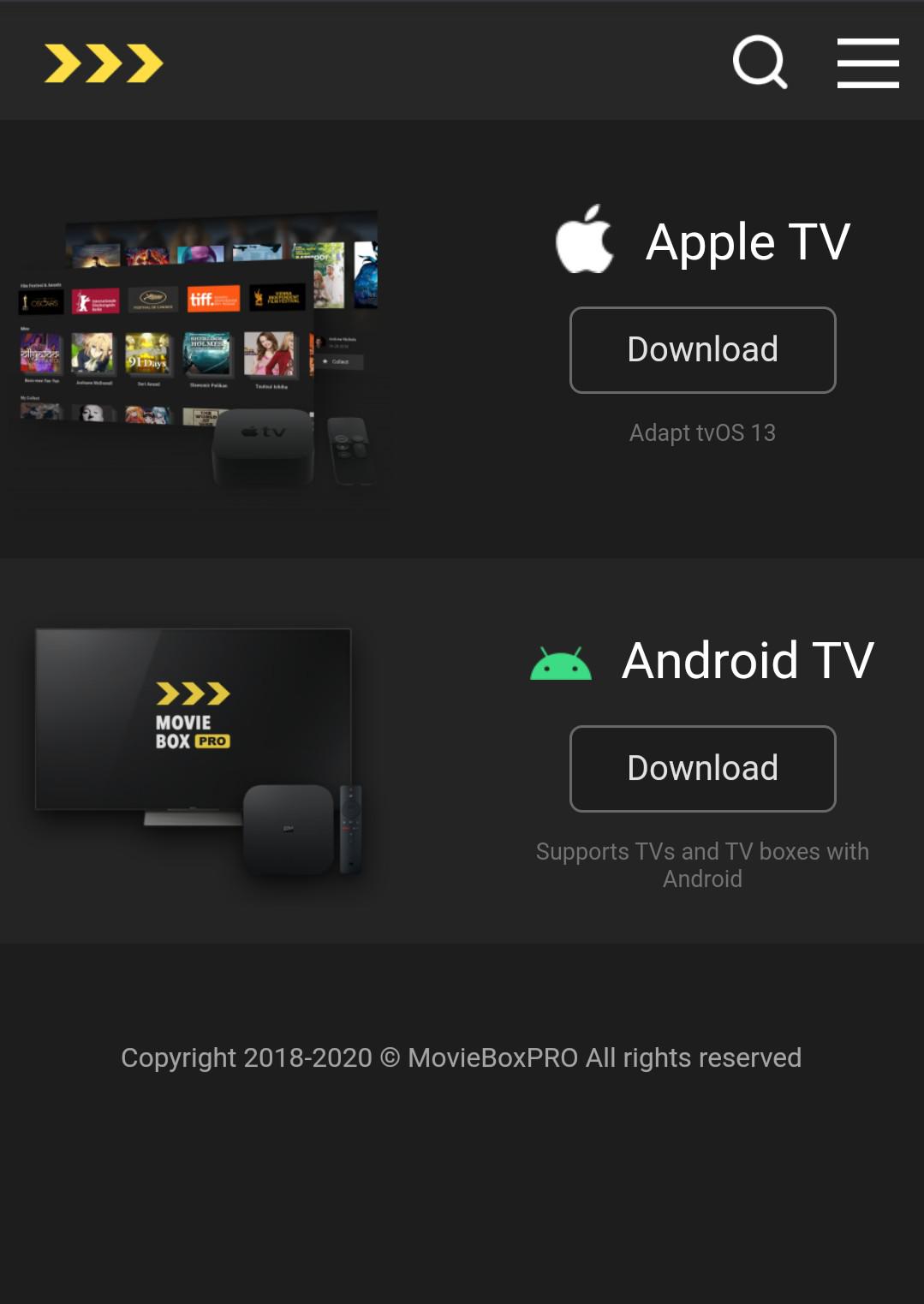 movieboxpro for tv