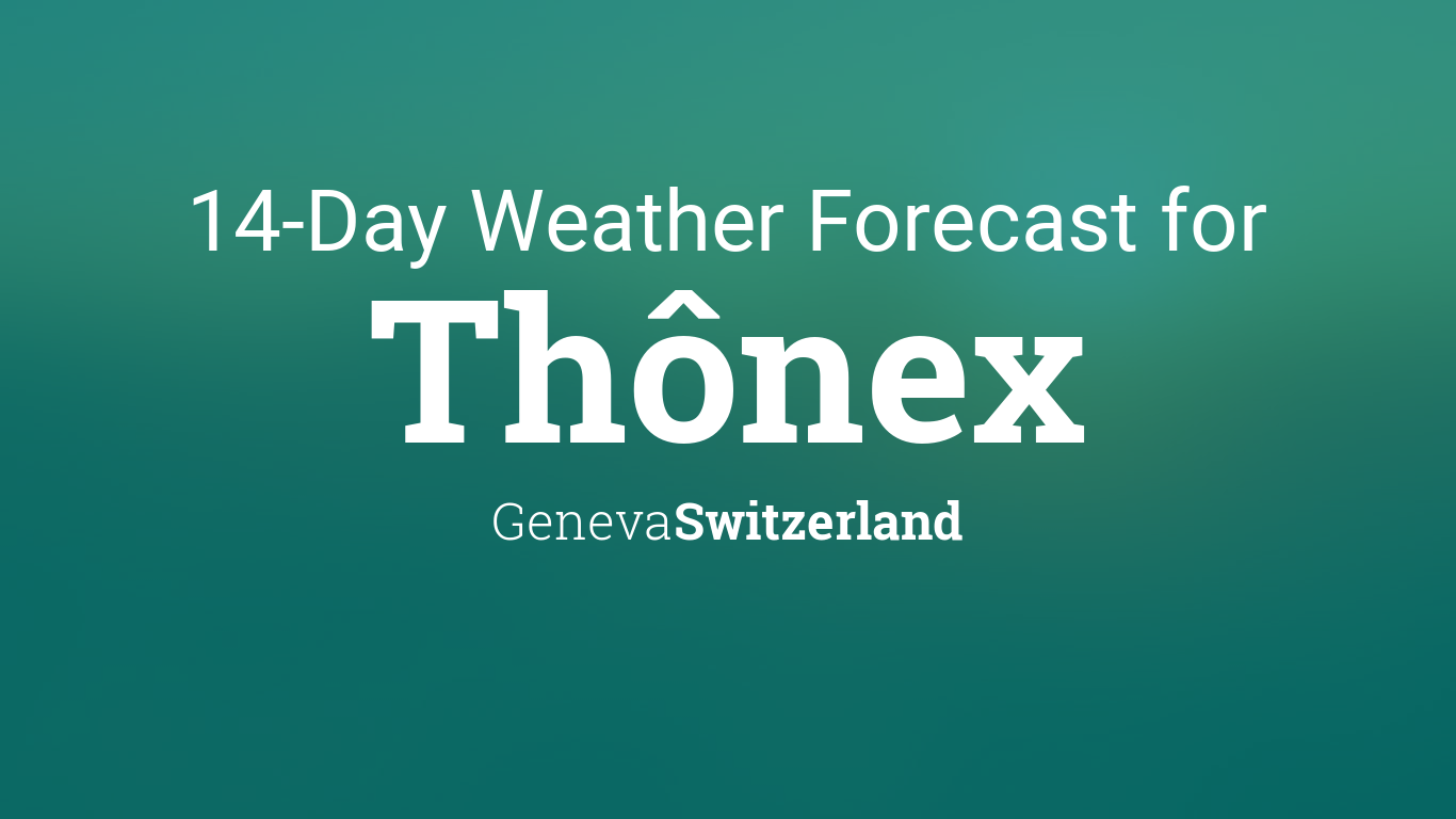 14 day forecast geneva