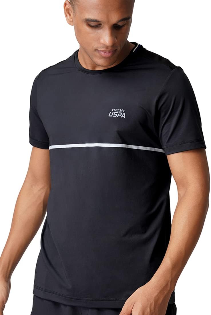 uspa black t shirt