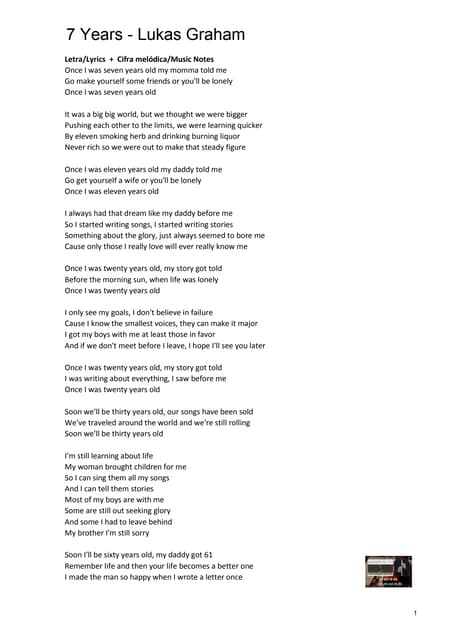 lukas graham 7 years lyrics