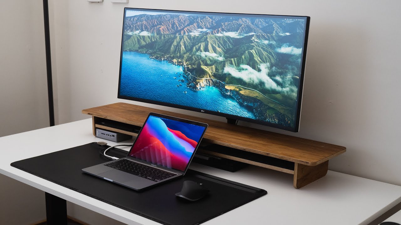 desk shelf monitor