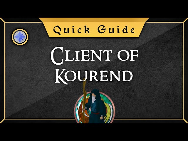 client of kourend