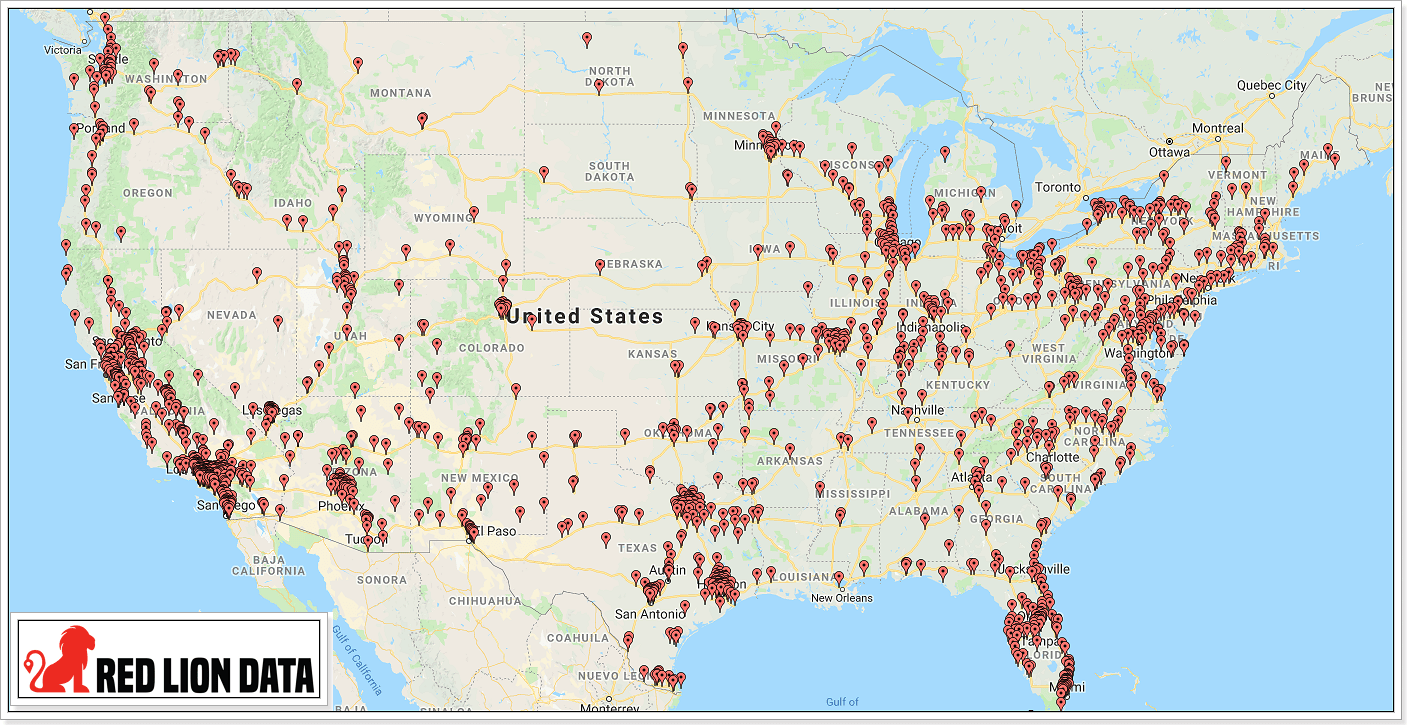 dennys locations