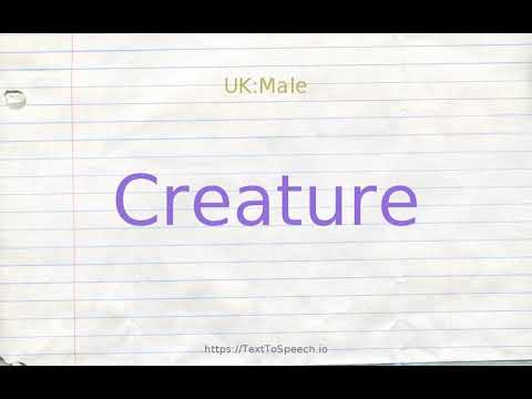 synonyms of creature