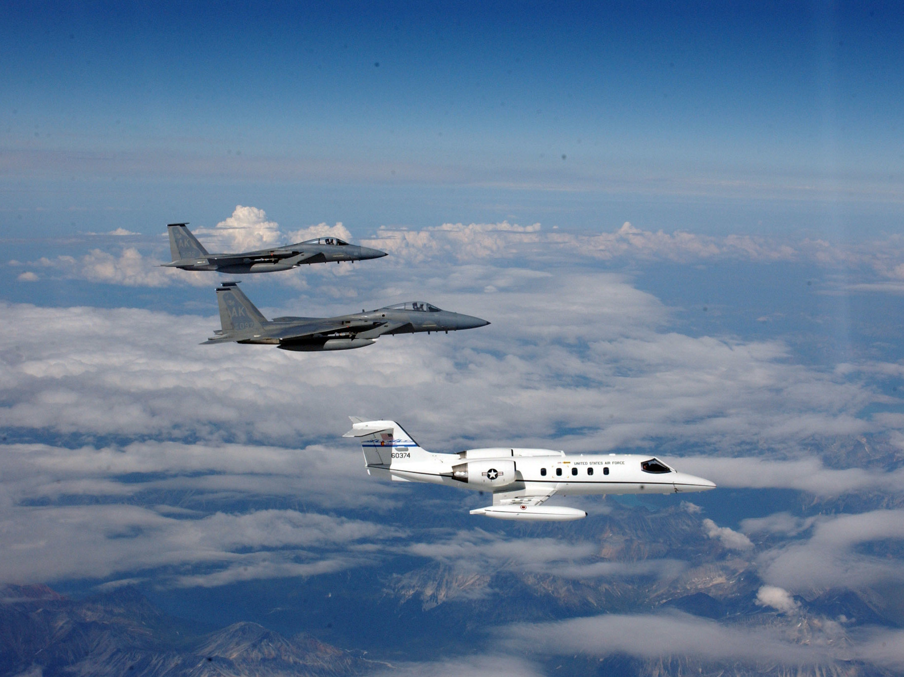 air force one fighter jet escort