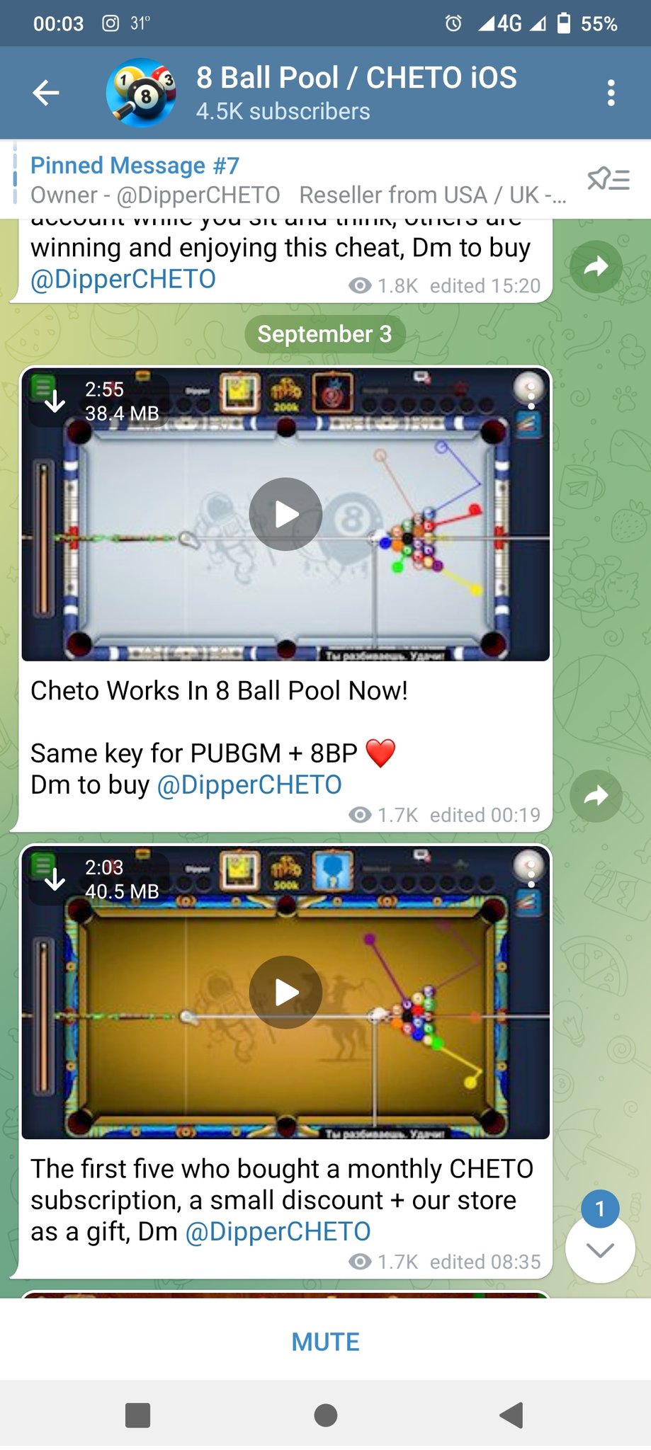 8 ball pool cheto ios