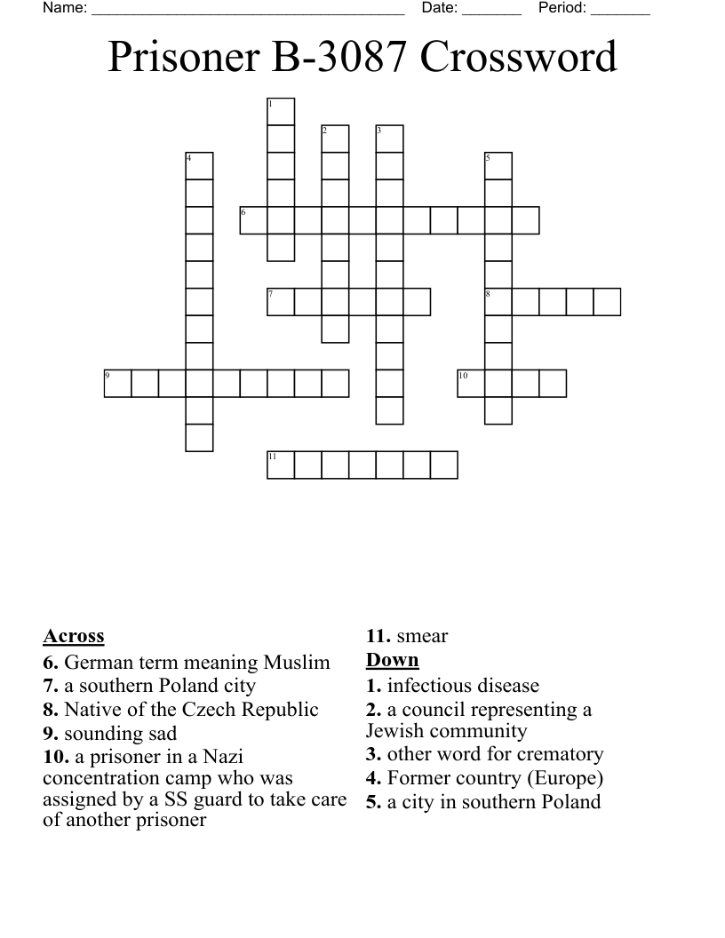 prison more stylish crossword