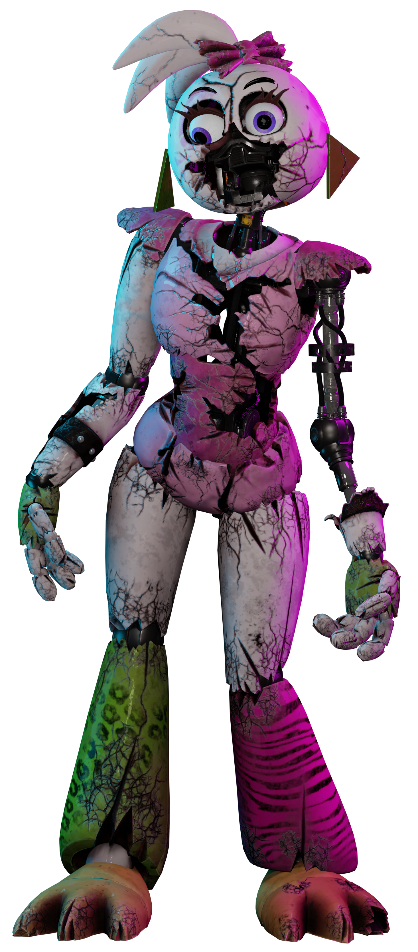 shattered chica