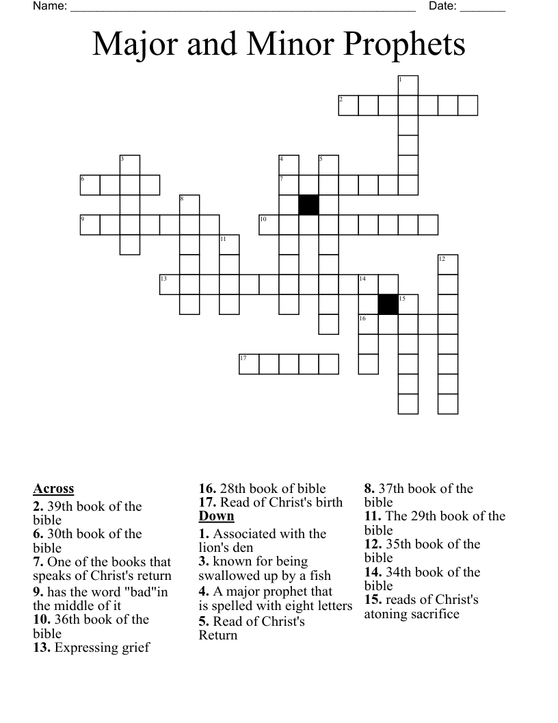 minors crossword clue