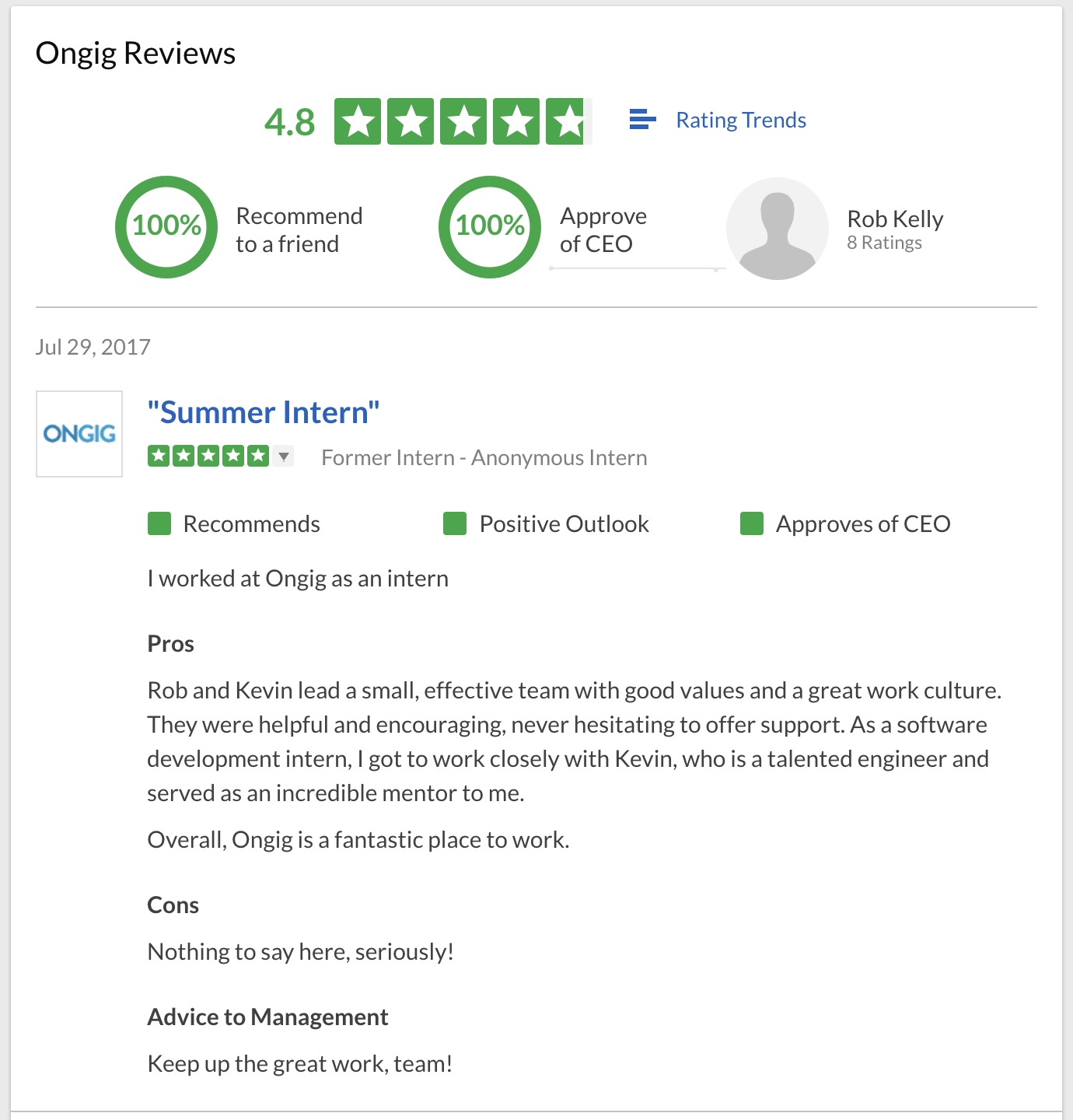 company employee reviews