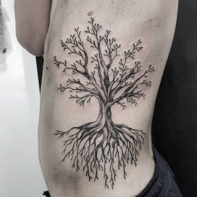 tree tattoo roots