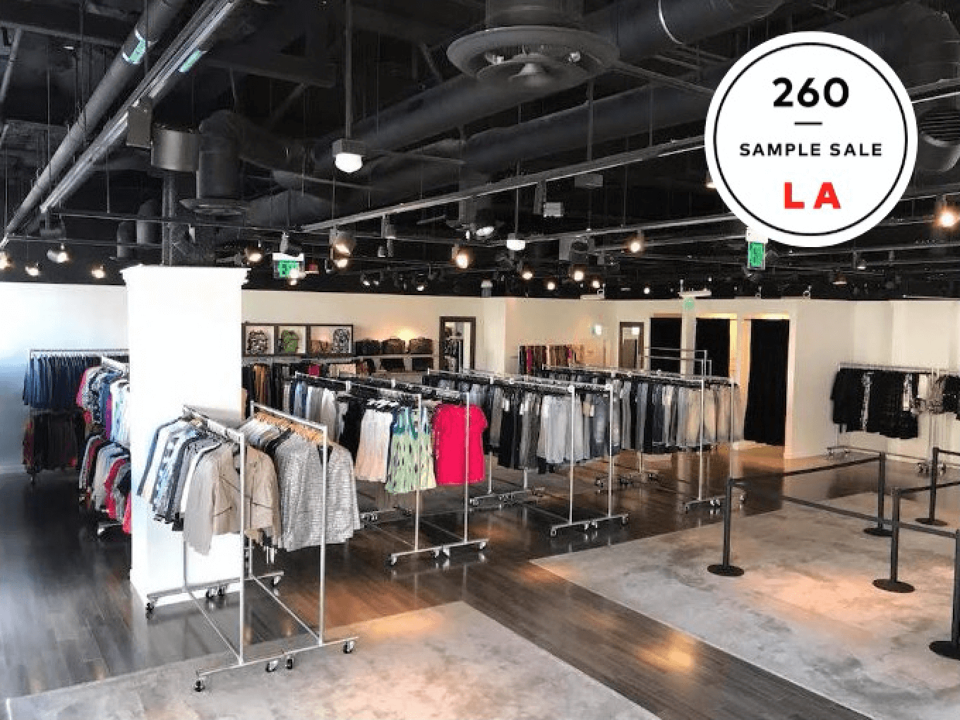 260 sample sale