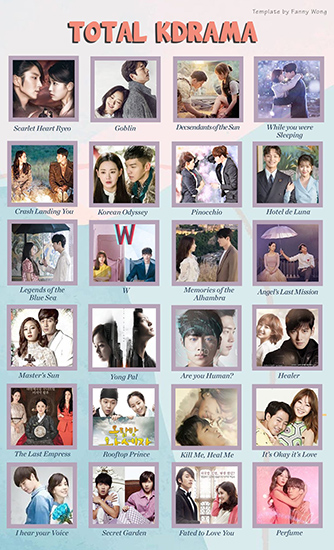 korean drama list