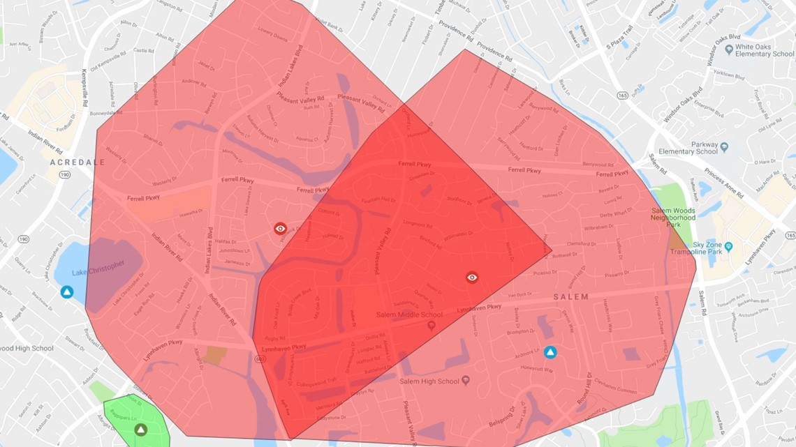 virginia power outage number