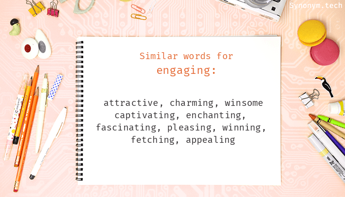 engaging in synonym