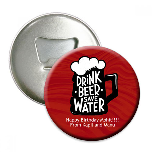 bottle opener fridge magnet