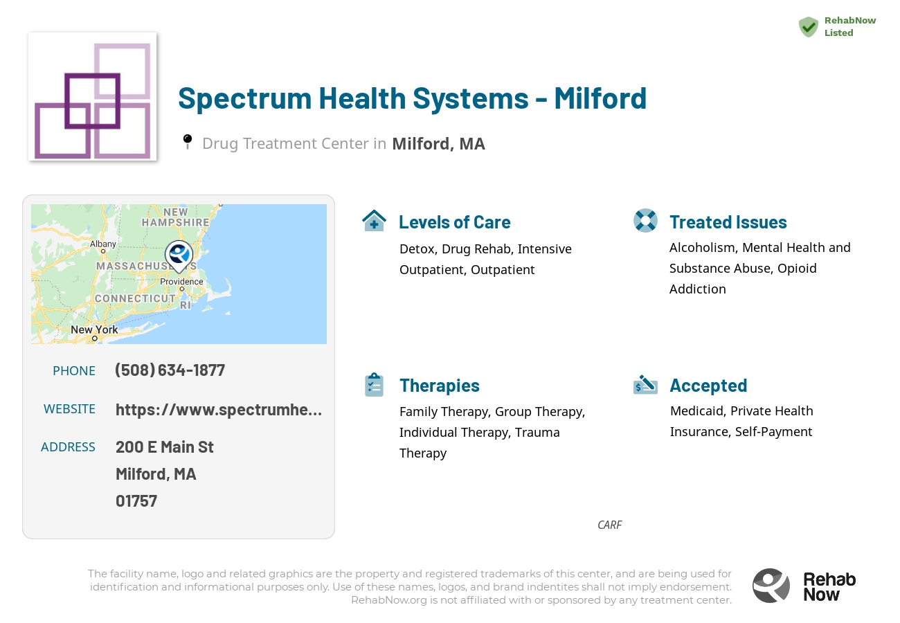 spectrum milford ma