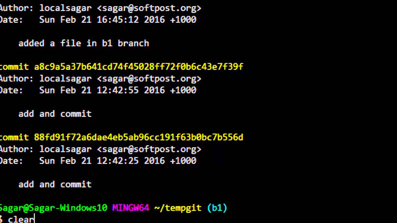 git merge branch into another branch