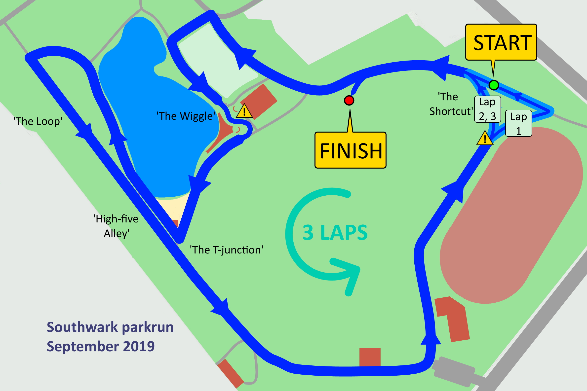 parkrun map