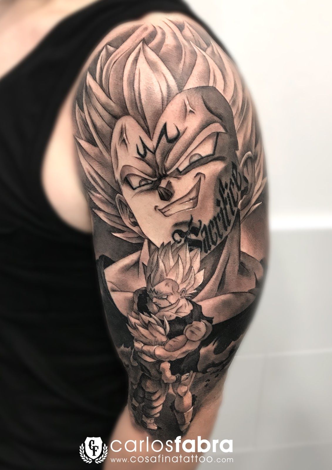 tatuaje vegeta