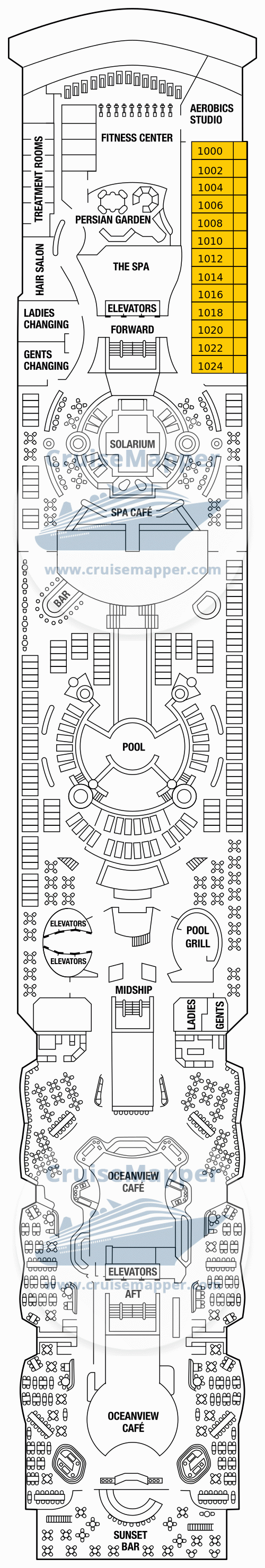 celebrity millennium deck plan