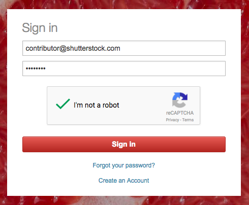 shutterstock contributor login