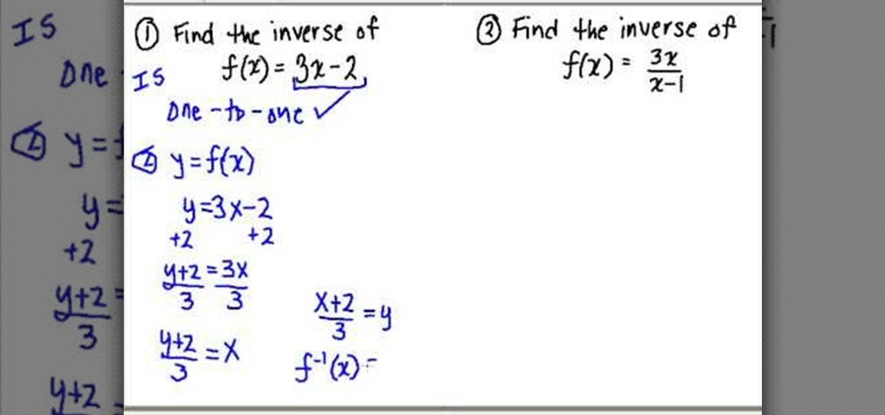 inverse a function calculator