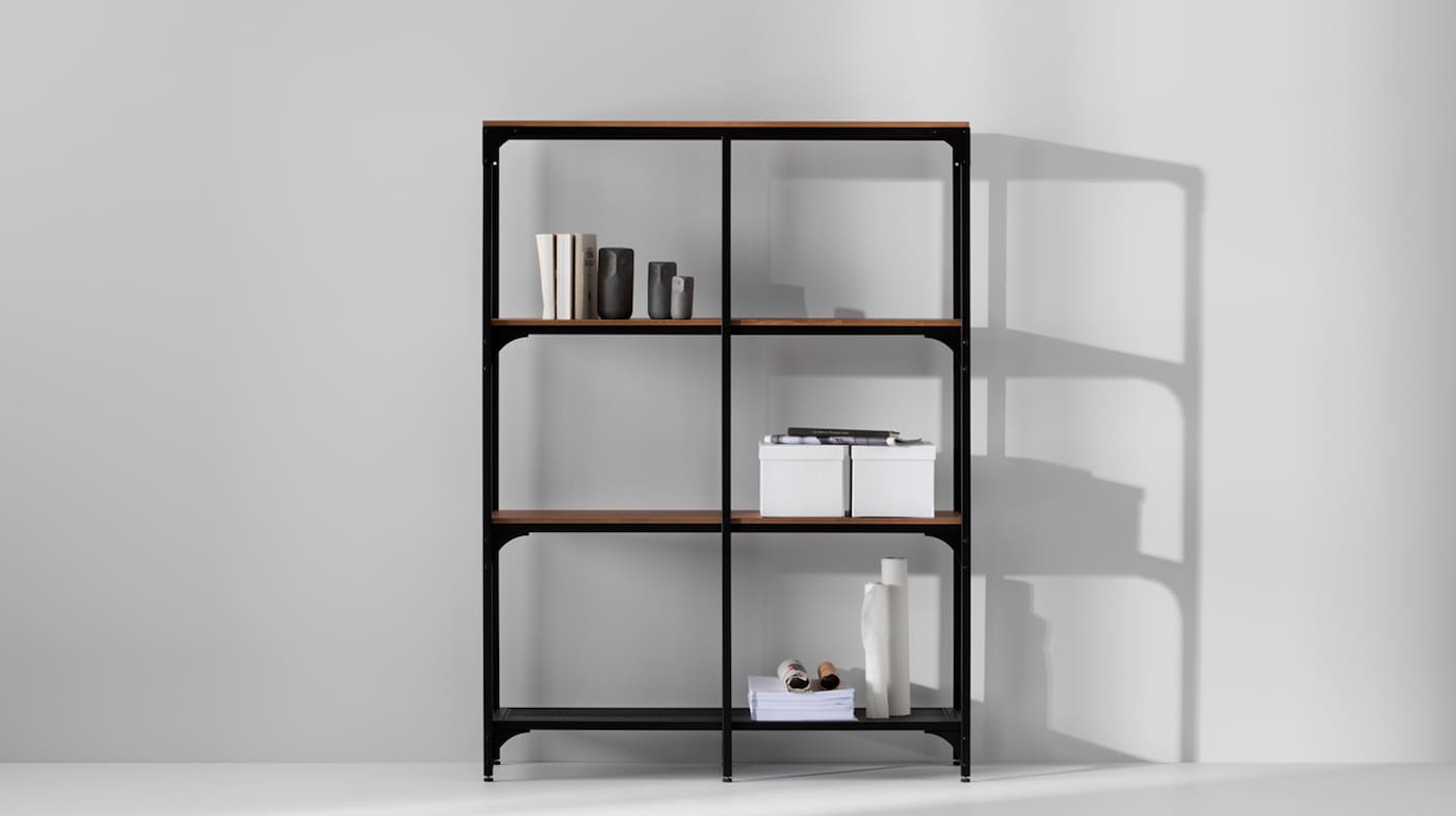 ikea free standing shelves